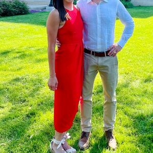 Yumi Kim Red Midi Dress